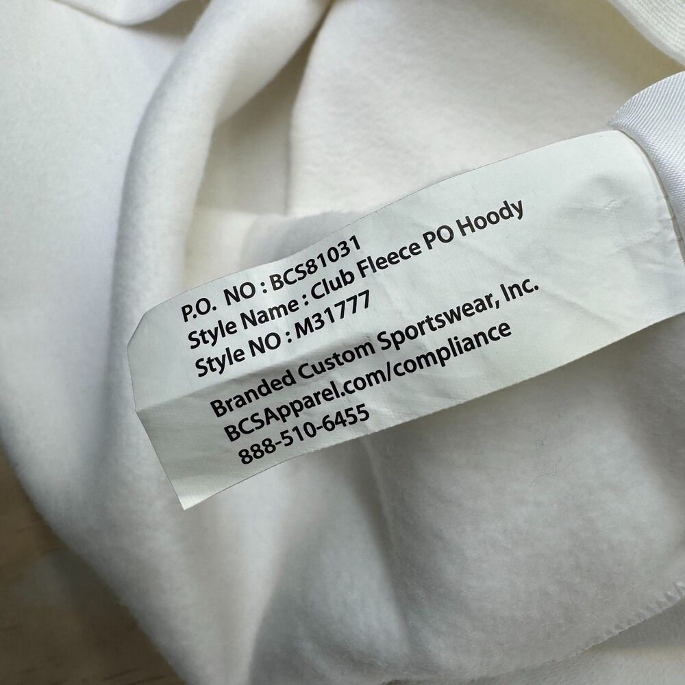 USED DAMAGED MD Colorado Buffaloes Nike Hoodie Sweatshirt Cream - Picture 6 of 10